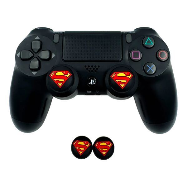 Силіконові накладки на стіки PS2 PS3 PS4 PS5 / Xbox Series X S One 360 Superman 2 шт 040412 фото Силіконові накладки на стіки PS2 PS3 PS4 PS5 / Xbox Series X S One 360 Superman 2 шт 040412 фото