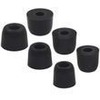 Амбушури KZ Acoustics Eartips Memory foam з ефектом пам'яті Black 3 пари