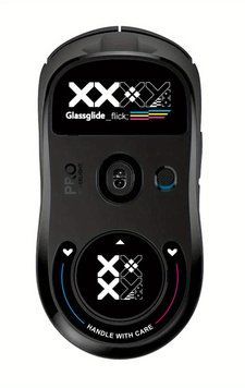 Глайди скляні для Logitech G Pro X Superlight Flick Black 040247 фото