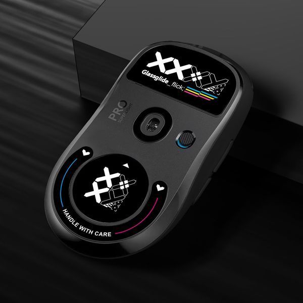 Глайди скляні для Logitech G Pro X Superlight Flick Black 040247 фото