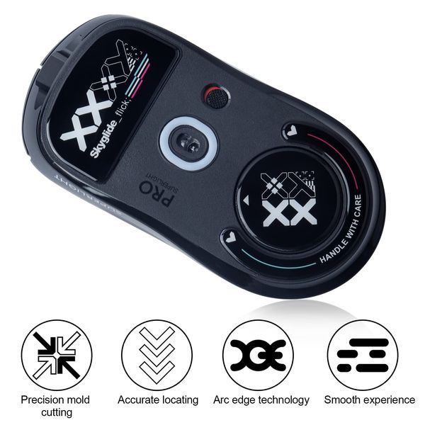Глайди скляні для Logitech G Pro X Superlight Flick Black 040247 фото