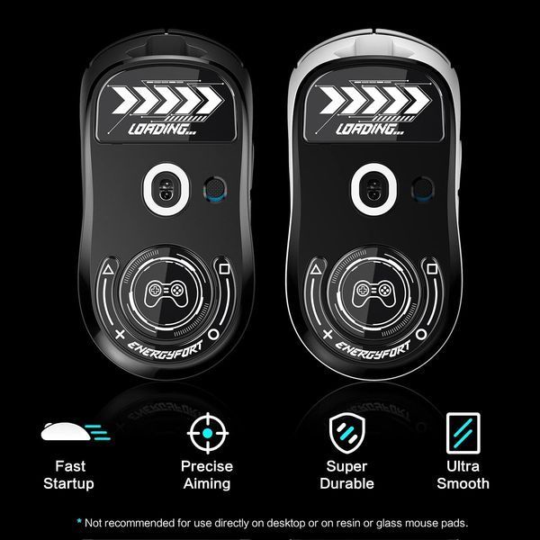 Глайди скляні для Logitech G Pro X Superlight Black 040164 фото