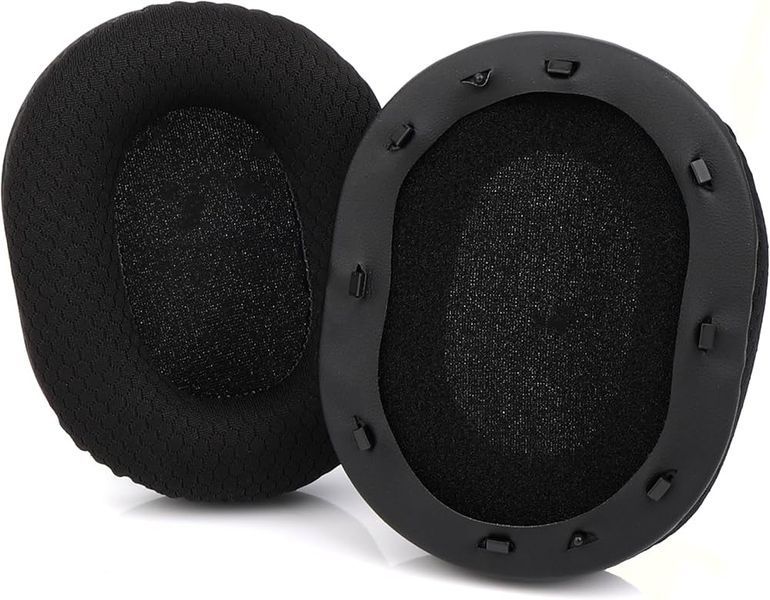 Амбушури для Razer BlackShark V2 Black тканинні 040166 фото