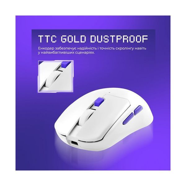 Миша бездротова Proove Gaming Everon White (WMEV00022002)  010230 фото