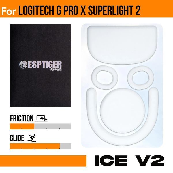 Глайди тефлонові для Logitech G Pro X Superlight 2/Superstrike/SE Esptiger Ice V2 0401127 фото