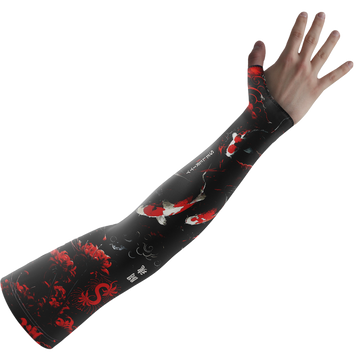 Ігровий рукав з обрізаною долонею Red-Black Lily 2.0 Selerity L 040384 фото