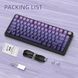 Клавіатура бездротова Attack Shark X85 Gradient Purple (6972792471594) 060233 фото 12