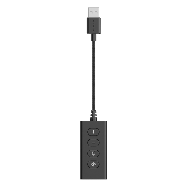 Навушники дротові HATOR Hypergang 2 USB 7.1 (HTA-940) Black 030129 фото