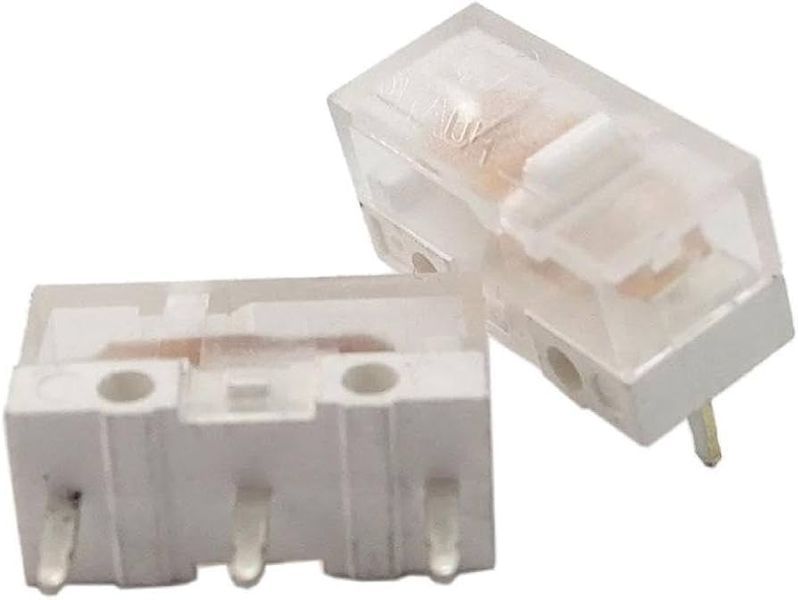 Мікроперемикач для миші Huano Transparent White Dot 100M 2 шт 040429 фото