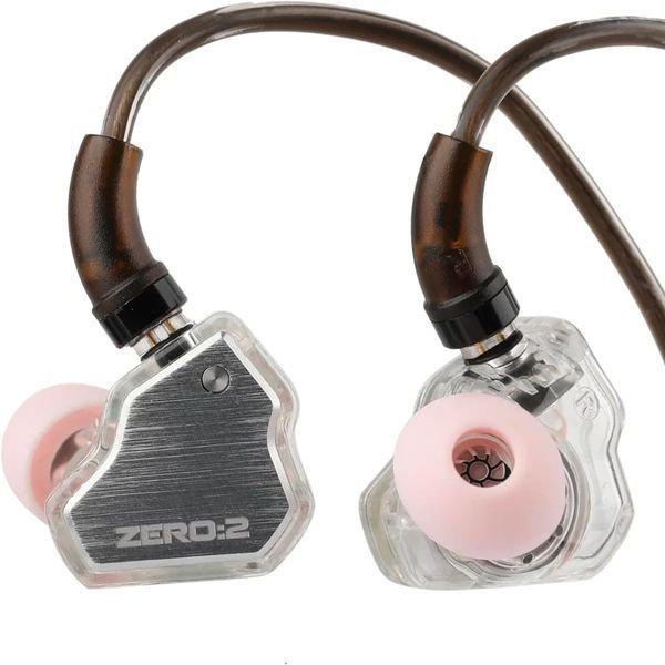 Навушники 7HZ x Crinacle Zero 2 Silver Type-C з мікрофоном 030173 фото