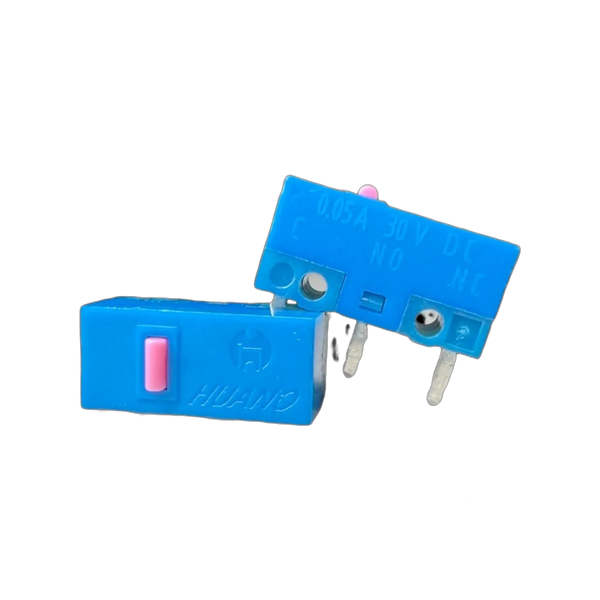 Мікроперемикач для миші Huano Blue Shell Pink Dot 80M 2 шт 040394 фото