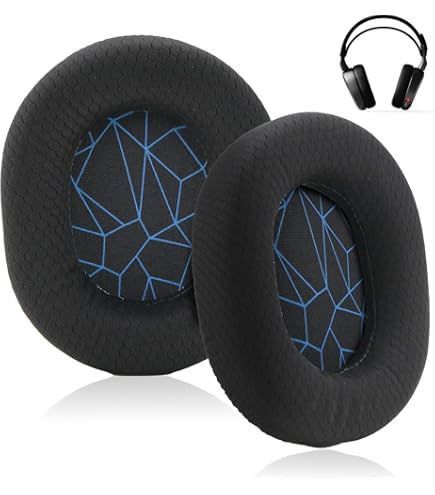 Амбушури для SteelSeries ARCTIS 1 3 5 7 9 PRO Blue тканинні 040242 фото