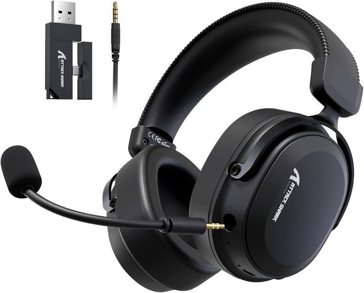 Навушники бездротові Attack Shark L30 Pro Wireless Black  (AS-6979033730205-B) 030176 фото