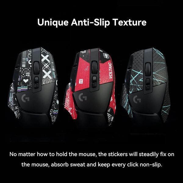 Наклейки на мишку Logitech G502X G502X Plus Black Print 040344 фото